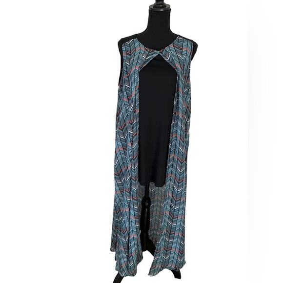 Wrangler Rock 47 (L) Green and Black Halter Maxi Sundress - Picture 1 of 9